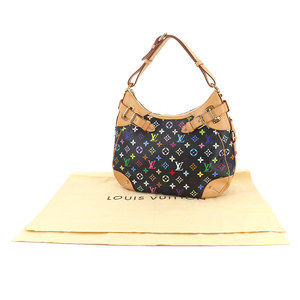 Louis Vuitton Monogram Multicolor Greta Noir Gold Hardware Black